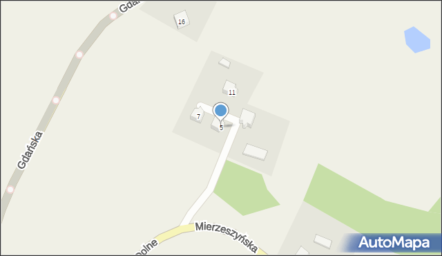 Nowa Karczma, Horniki Dolne, 5, mapa Nowa Karczma