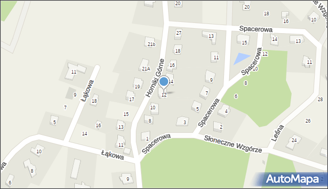 Nowa Karczma, Horniki Górne, 12, mapa Nowa Karczma
