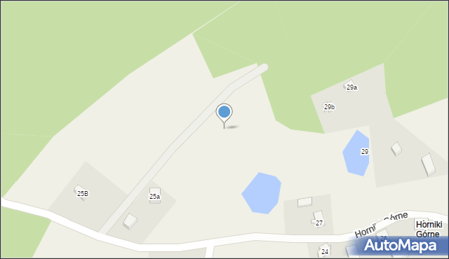 Nowa Karczma, Horniki Górne, 25c, mapa Nowa Karczma