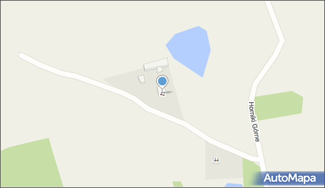 Nowa Karczma, Horniki Górne, 42, mapa Nowa Karczma