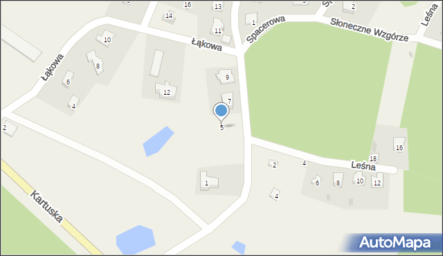 Nowa Karczma, Horniki Górne, 5, mapa Nowa Karczma