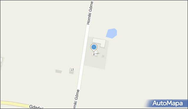 Nowa Karczma, Horniki Nowe, 4, mapa Nowa Karczma