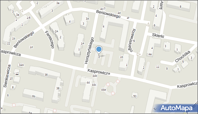 Pruszcz Gdański, Horsztyńskiego, 2, mapa Pruszcz Gdański