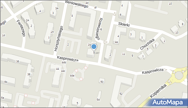 Pruszcz Gdański, Horsztyńskiego, 4i, mapa Pruszcz Gdański