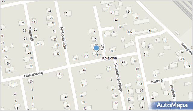 Puławy, Hollakowej Jadwigi, 19, mapa Puław