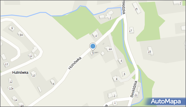 Rychwałd, Holnówka, 3, mapa Rychwałd