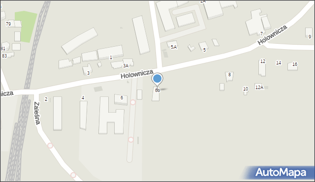 Sandomierz, Holownicza, 6b, mapa Sandomierza