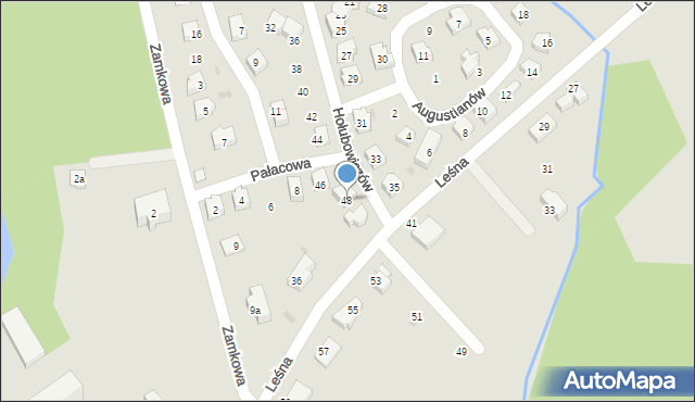 Sobótka, Hołubowiczów Heleny i Włodzimierza, 48, mapa Sobótka