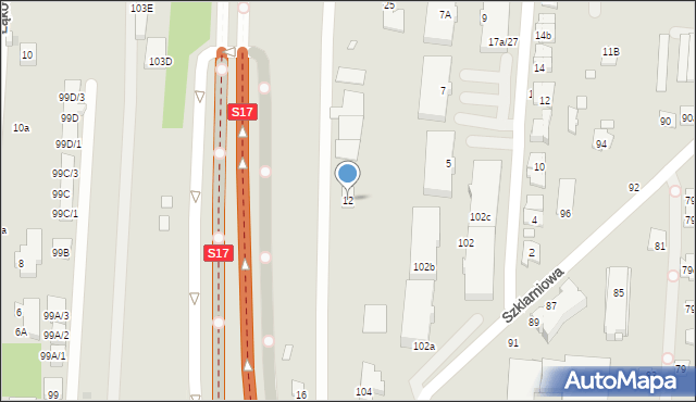 Sulejówek, Hotelowa, 12, mapa Sulejówek