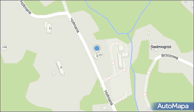 Szklarska Poręba, Hofmana Vlastimila, 4, mapa Szklarska Poręba