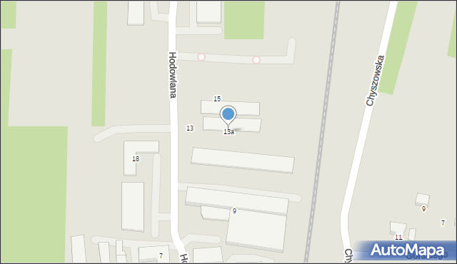 Tarnów, Hodowlana, 13a, mapa Tarnów