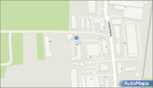 Tarnów, Hodowlana, 14A, mapa Tarnów