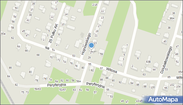 Tomaszów Mazowiecki, Hojnowskiego Stanisława, 27, mapa Tomaszów Mazowiecki