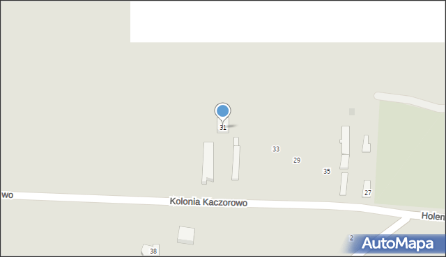 Tykocin, Holendry, 31, mapa Tykocin