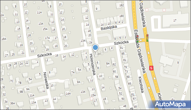 Wrocław, Holenderska, 4, mapa Wrocławia