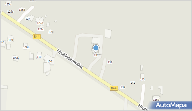 Chełm, Hrubieszowska, 135, mapa Chełma