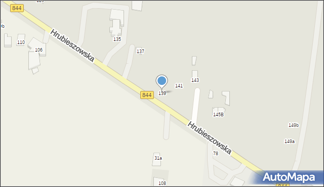 Chełm, Hrubieszowska, 139, mapa Chełma