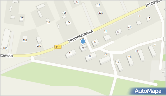 Dołhobyczów, Hrubieszowska, 27, mapa Dołhobyczów