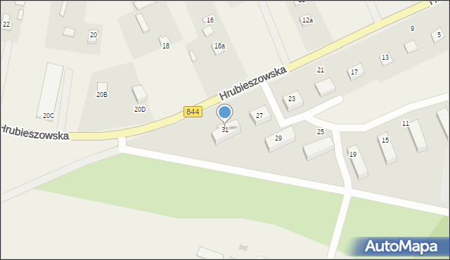 Dołhobyczów, Hrubieszowska, 31, mapa Dołhobyczów