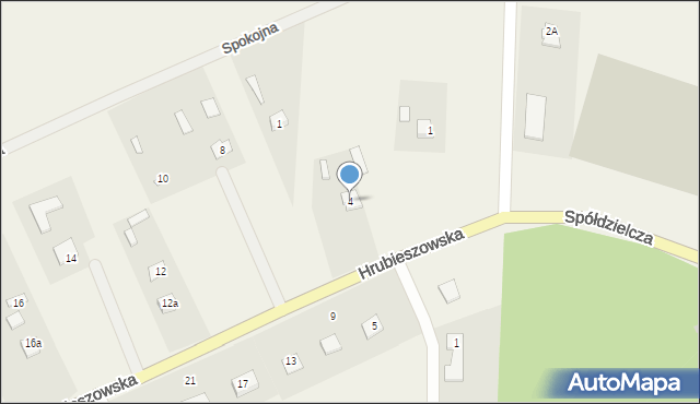 Dołhobyczów, Hrubieszowska, 4, mapa Dołhobyczów