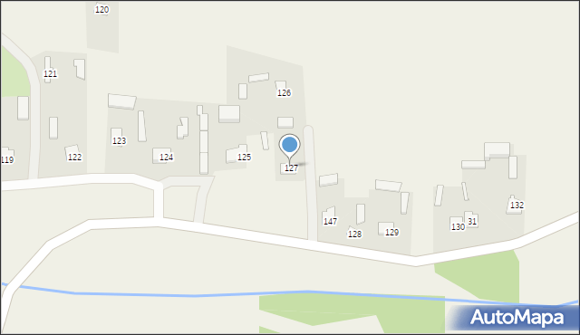 Hrebenne, Hrebenne, 127, mapa Hrebenne