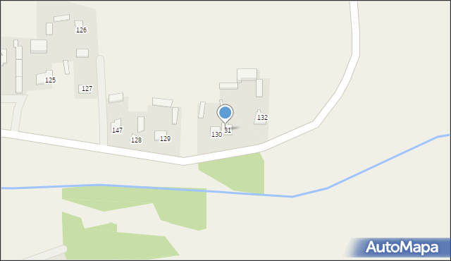 Hrebenne, Hrebenne, 131, mapa Hrebenne