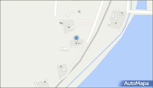 Hrebenne, Hrebenne, 57, mapa Hrebenne