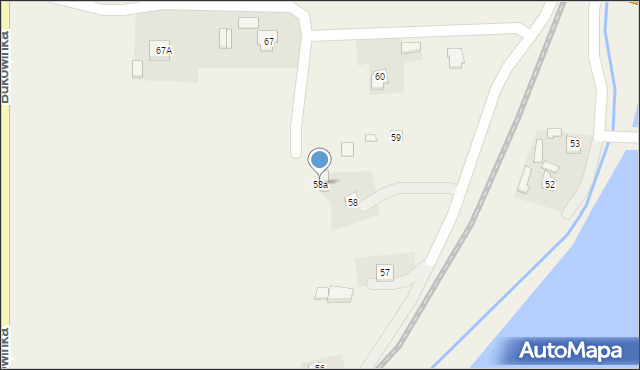 Hrebenne, Hrebenne, 58a, mapa Hrebenne