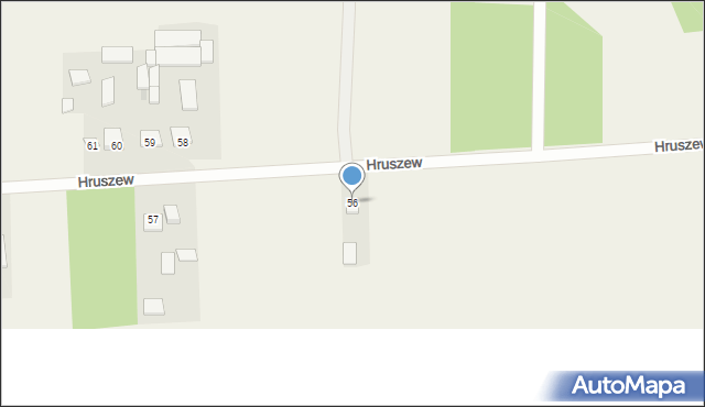 Hruszew, Hruszew, 56, mapa Hruszew