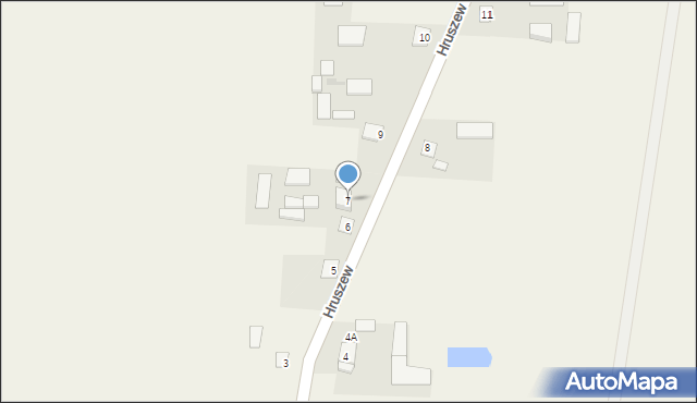 Hruszew, Hruszew, 7, mapa Hruszew