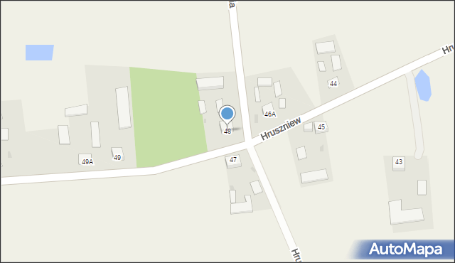 Hruszniew, Hruszniew, 48, mapa Hruszniew