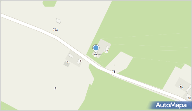 Hruszów, Hruszów, 76, mapa Hruszów