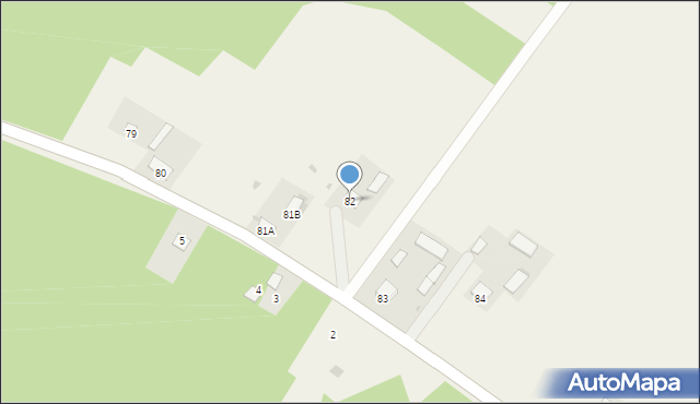 Hruszów, Hruszów, 82, mapa Hruszów