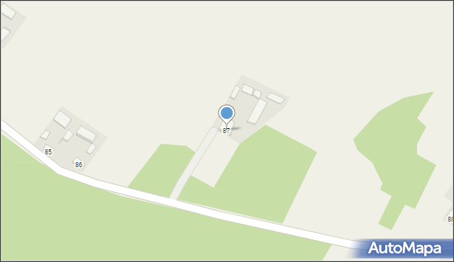 Hruszów, Hruszów, 87, mapa Hruszów