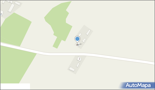 Hruszów, Hruszów, 88, mapa Hruszów