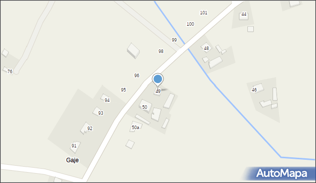 Hruszowice, Hruszowice, 49, mapa Hruszowice