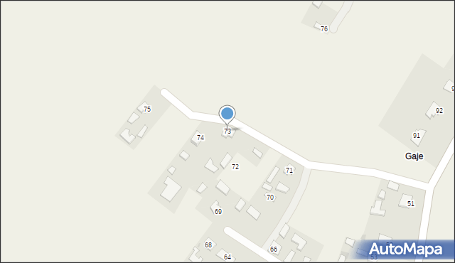 Hruszowice, Hruszowice, 73, mapa Hruszowice