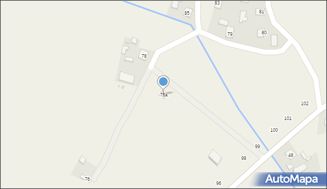 Hruszowice, Hruszowice, 78a, mapa Hruszowice