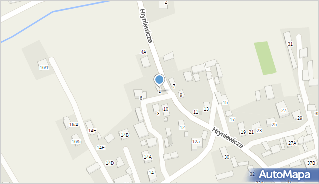 Hryniewicze, Hryniewicze, 4, mapa Hryniewicze