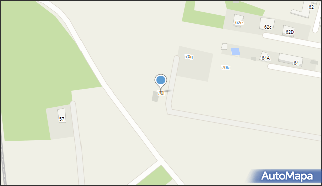 Hryniewicze, Hryniewicze, 70f, mapa Hryniewicze