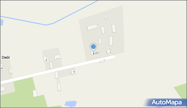 Hryniewicze Duże, Hryniewicze Duże, 6, mapa Hryniewicze Duże