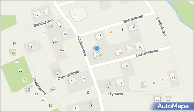 Ignatki-Osiedle, Hryniewicka, 17, mapa Ignatki-Osiedle