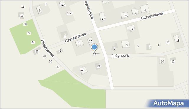 Ignatki-Osiedle, Hryniewicka, 22, mapa Ignatki-Osiedle