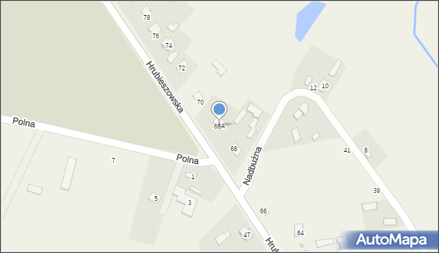 Kryłów, Hrubieszowska, 68A, mapa Kryłów