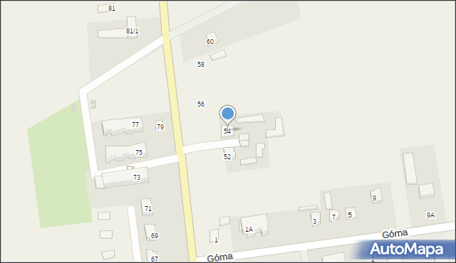 Mircze, Hrubieszowska, 54, mapa Mircze