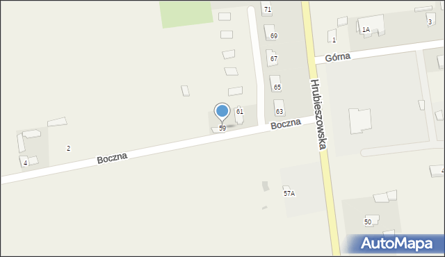 Mircze, Hrubieszowska, 59, mapa Mircze