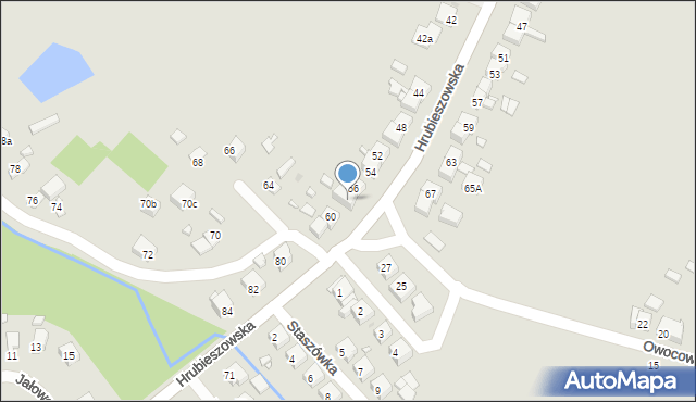 Sławków, Hrubieszowska, 58, mapa Sławków