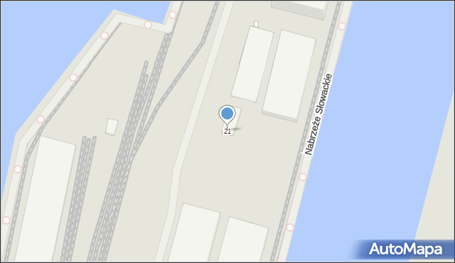 Szczecin, Hryniewieckiego Stanisława, 21, mapa Szczecina