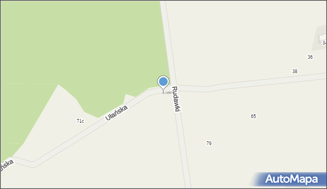 Dobra, Husarska, 116, mapa Dobra