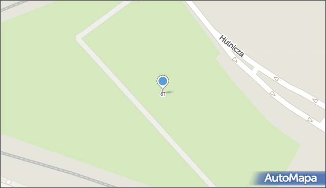 Gdynia, Hutnicza, 67, mapa Gdyni